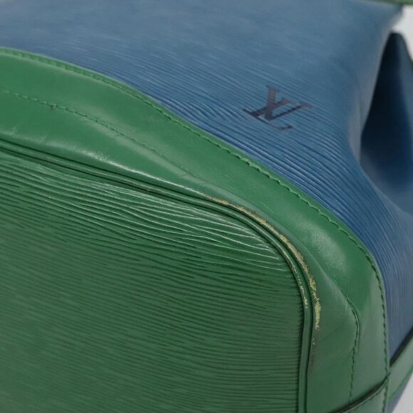 LOUIS VUITTON Epi Noe Shoulder Bag Bicolor Green Blue M44044 LV Auth BD1771 - Picture 15 of 16